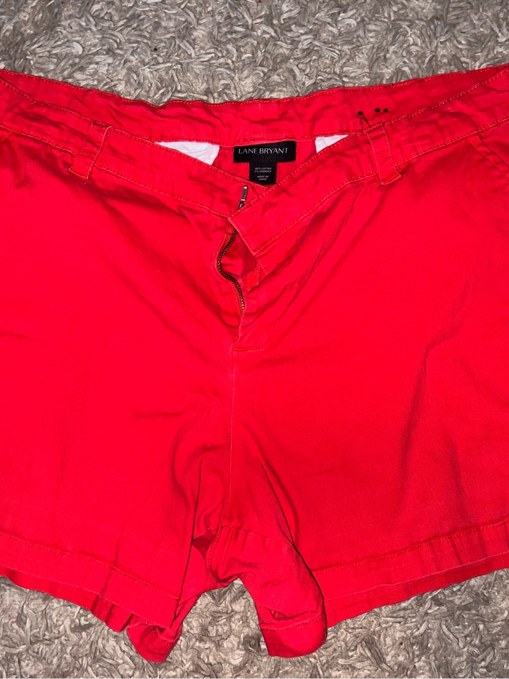 Lane Bryant Women’s Red Classic Casual Shorts